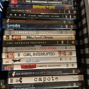 **BUY 1 for $5 get four (4) free. Excellent condition Blu Ray/some non blurays